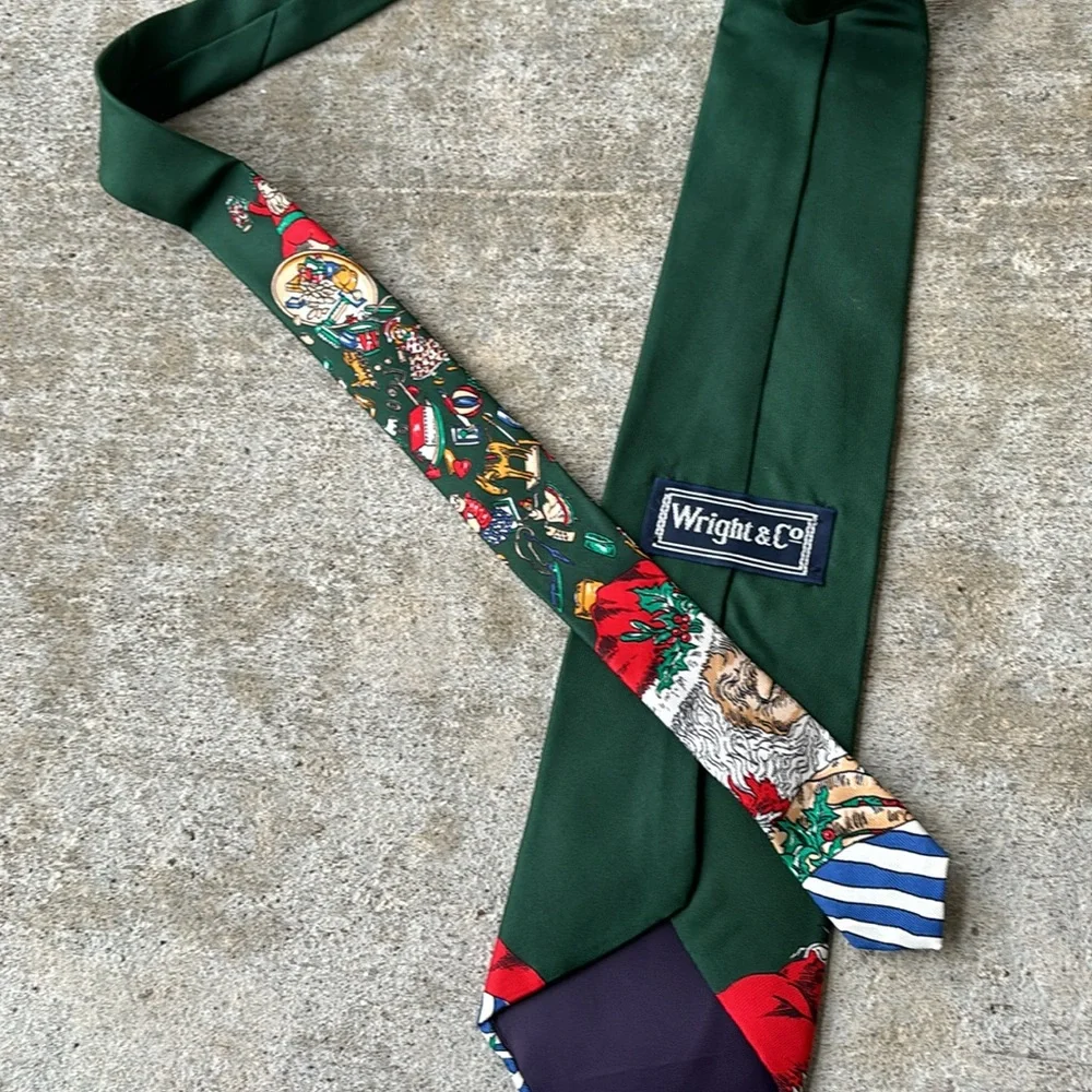 Wright and Co., Silk Santa Tie